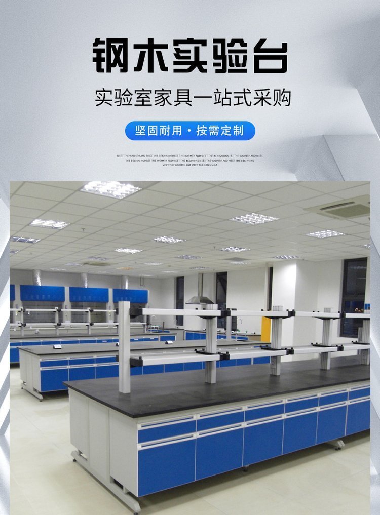 實驗室鋼木實驗臺