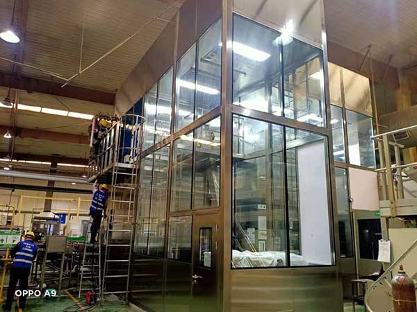 鄭州頂津食品有限公司正壓房施工完畢(圖4) 鄭州頂津食品有限公司正壓房施工完畢